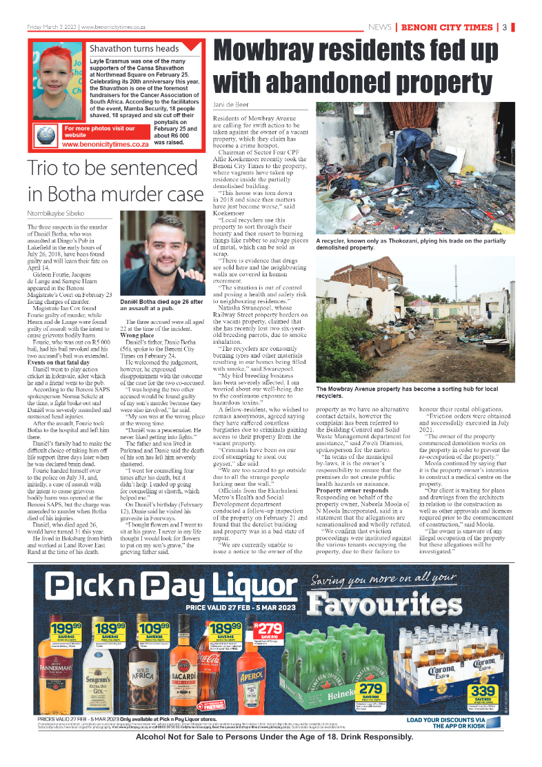 Benoni City Times 3 March 2023 page 3