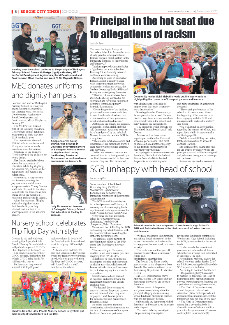 Benoni City Times 3 March 2023 page 8