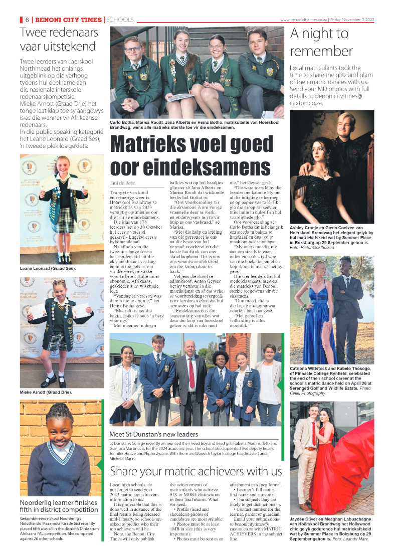 Benoni City Times 3 November 2023 page 6