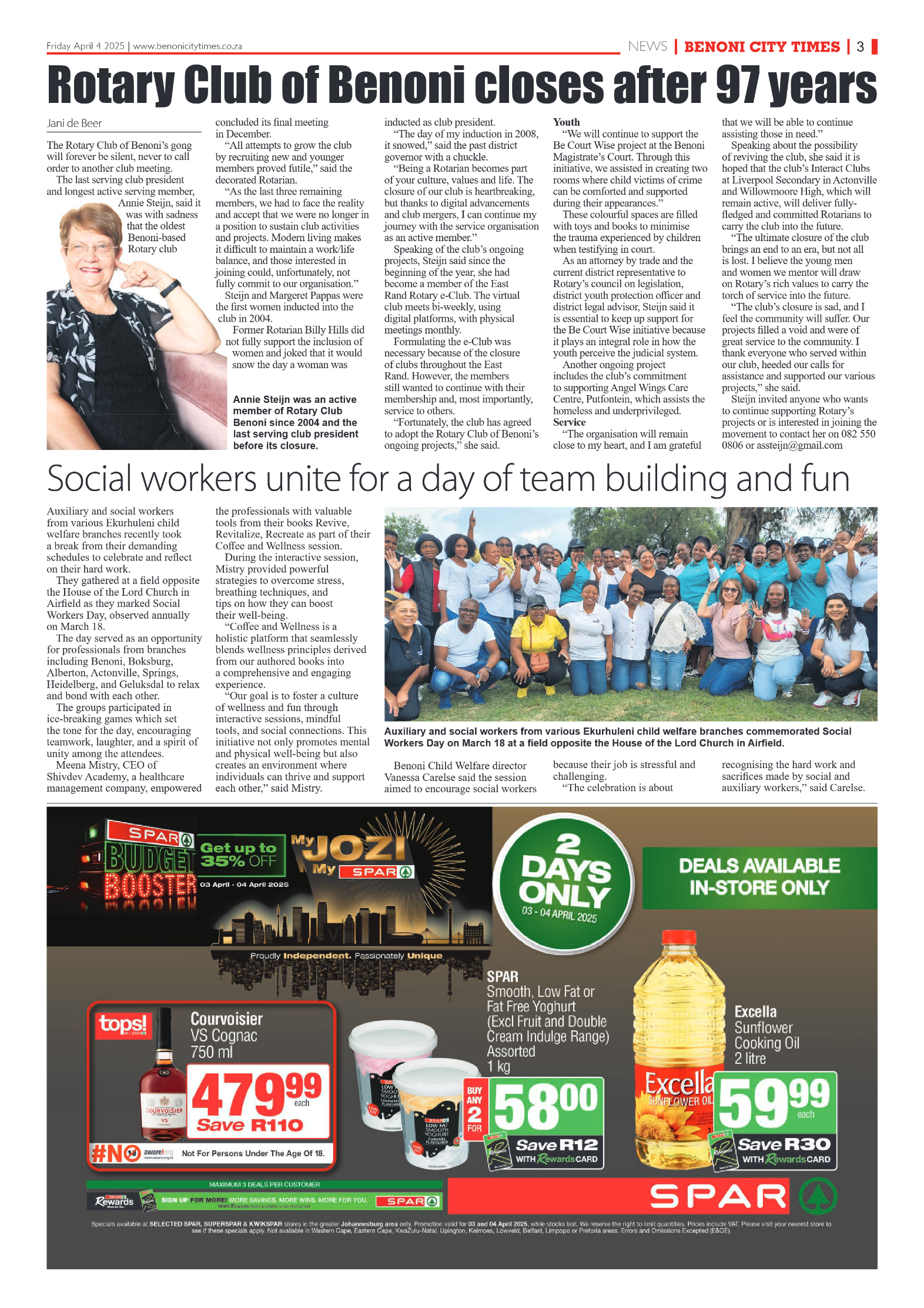 Benoni City Times 4 April 2025 page 3