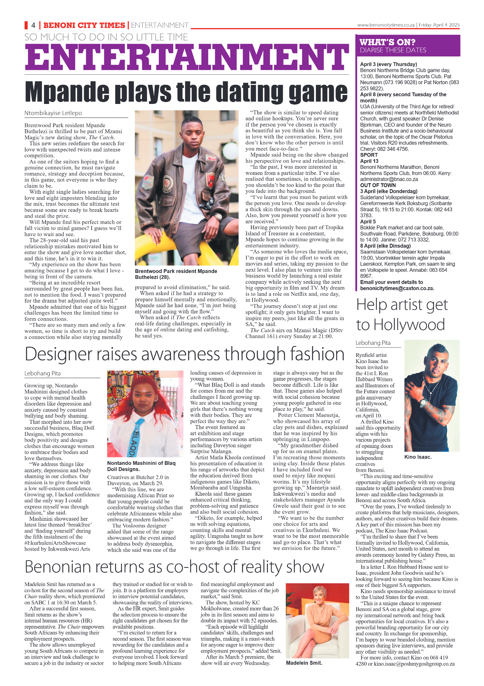 Benoni City Times 4 April 2025 page 4