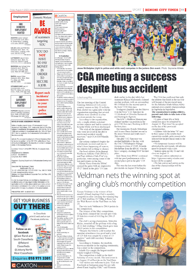 Benoni City Times 4 August 2023 page 19