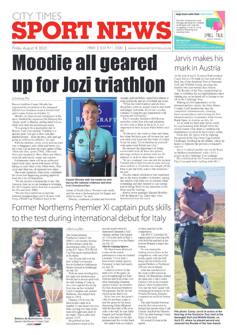 Benoni City Times 4 August 2023 page 20