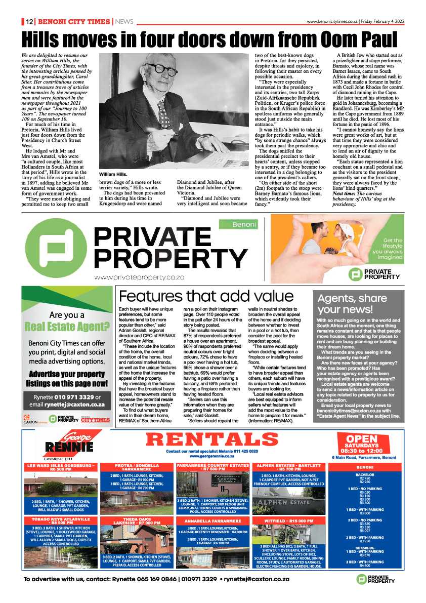 Benoni City Times 4 February 2022 page 12