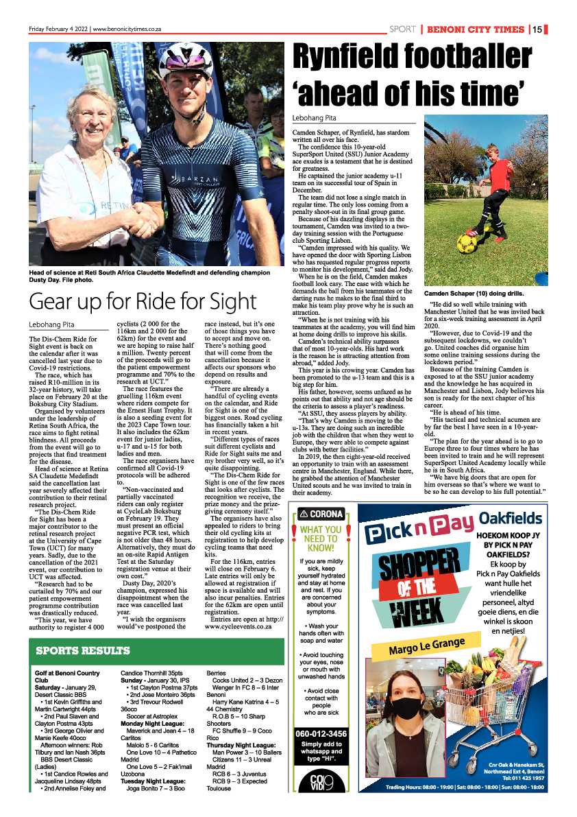Benoni City Times 4 February 2022 page 15