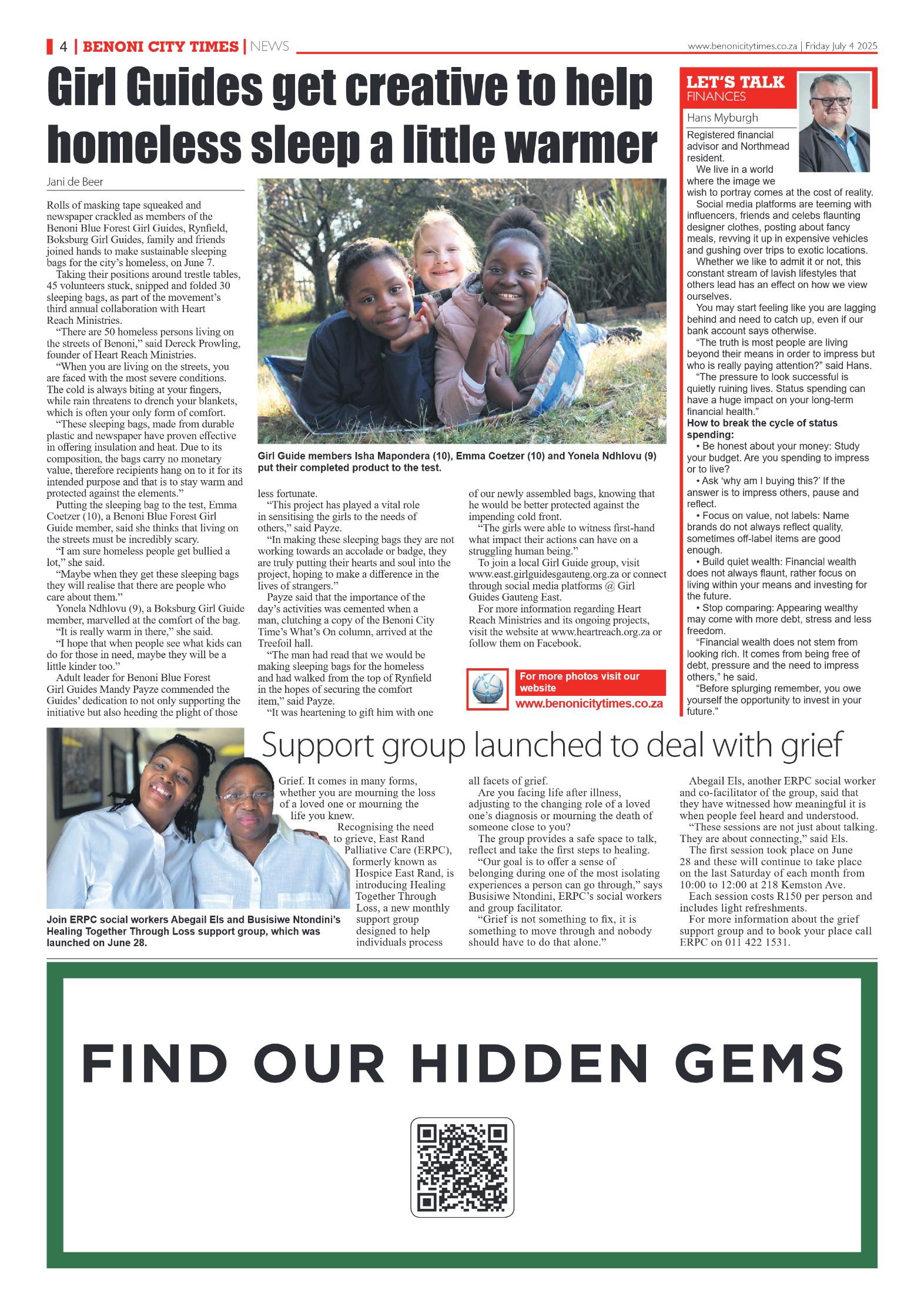 Benoni City Times 4 July 2025 page 4