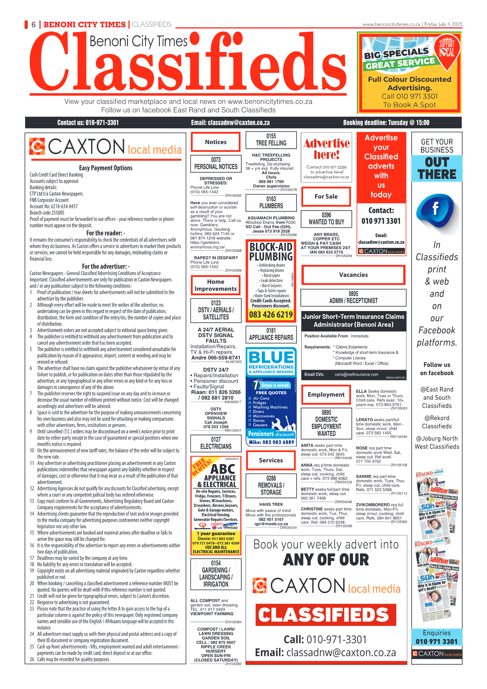 Benoni City Times 4 July 2025 page 6