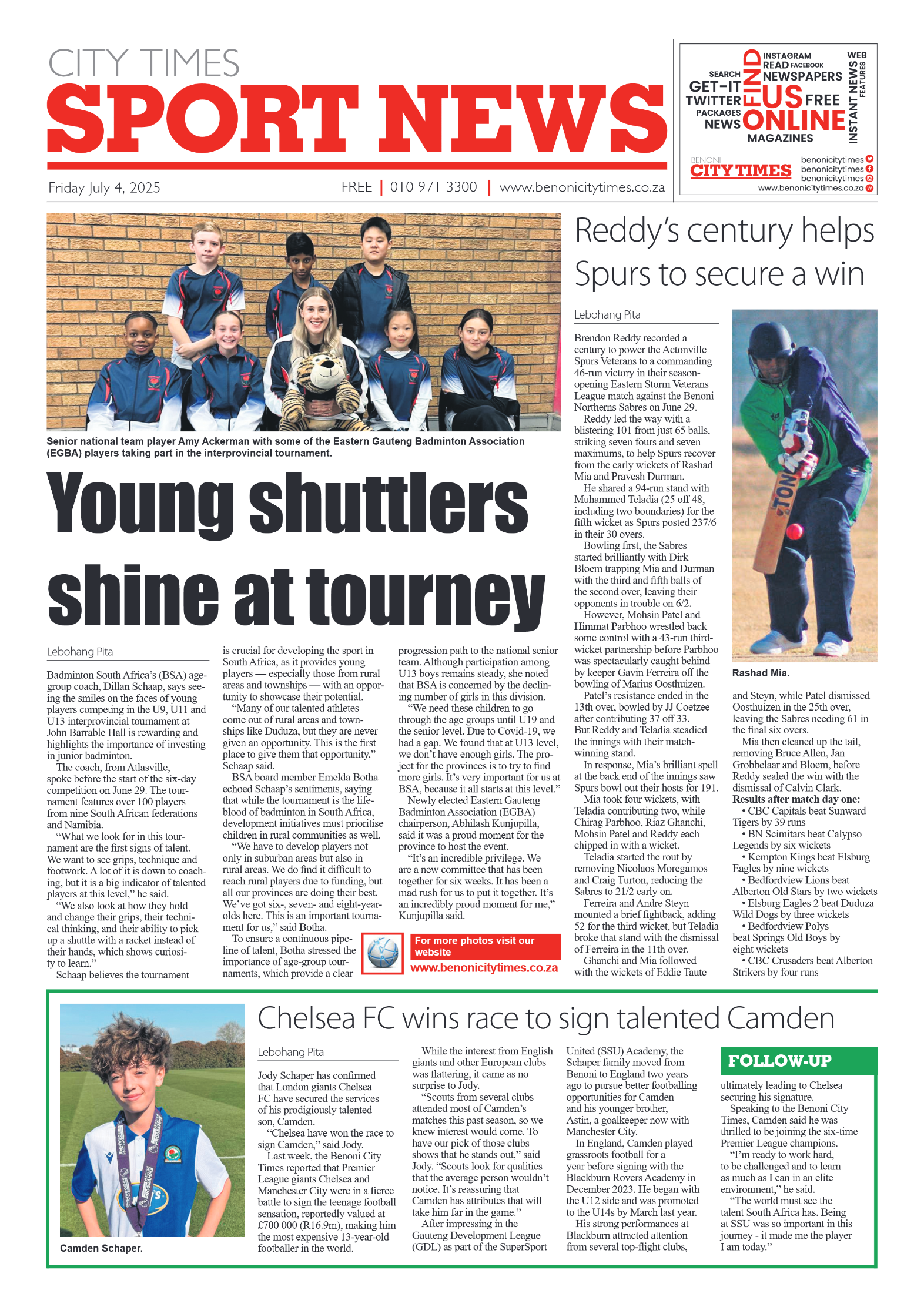 Benoni City Times 4 July 2025 page 8