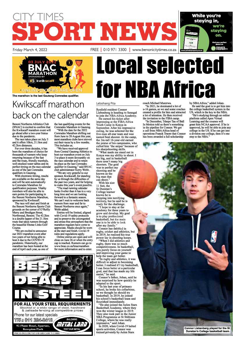 Benoni City Times 4 March 2022 page 12