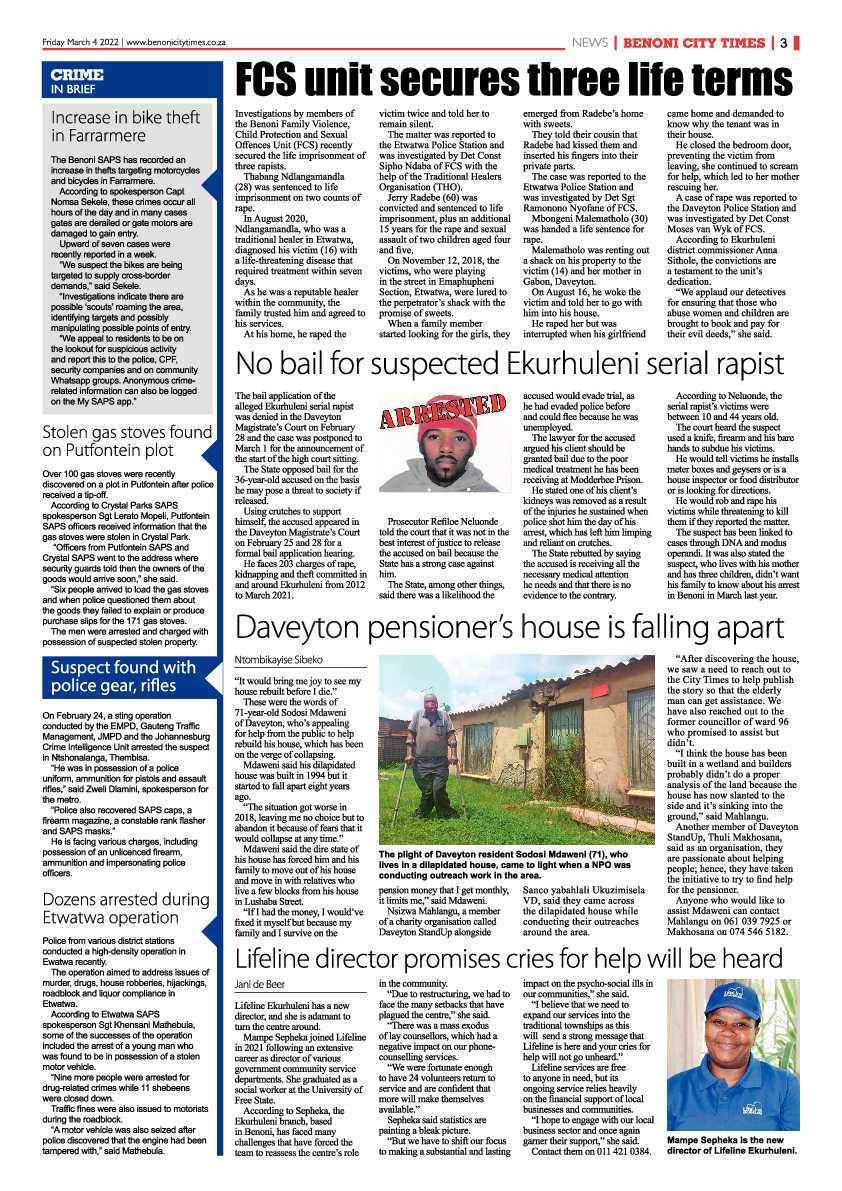 Benoni City Times 4 March 2022 page 3
