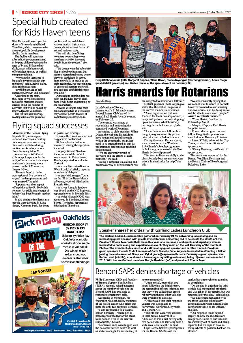 Benoni City Times 4 March 2022 page 4