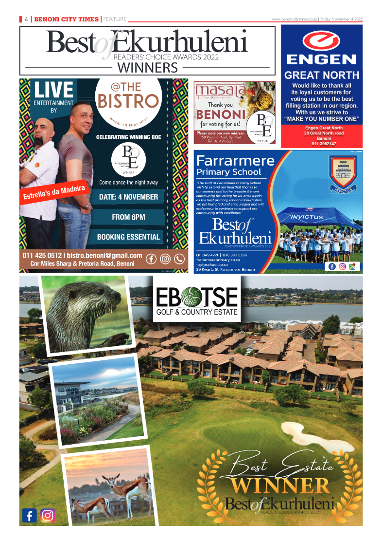 Benoni City Times 4 Nov 2022 page 4
