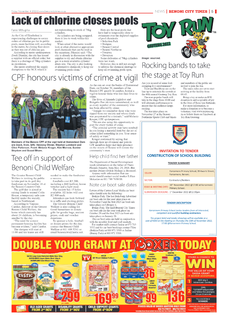 Benoni City Times 4 Nov 2022 page 5