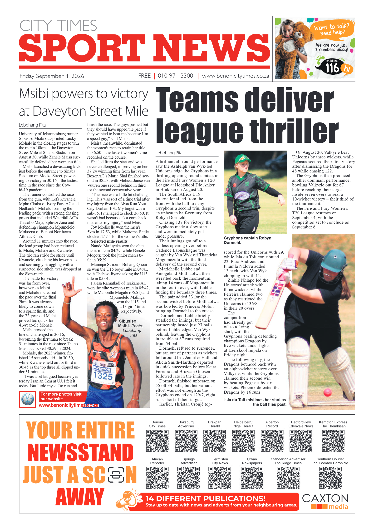 Benoni City Times 4 September 2026 page 8