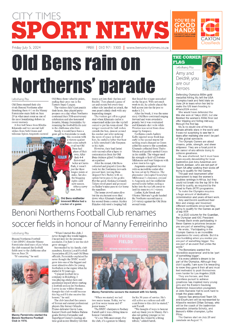 Benoni City Times 5 July 2024 page 8