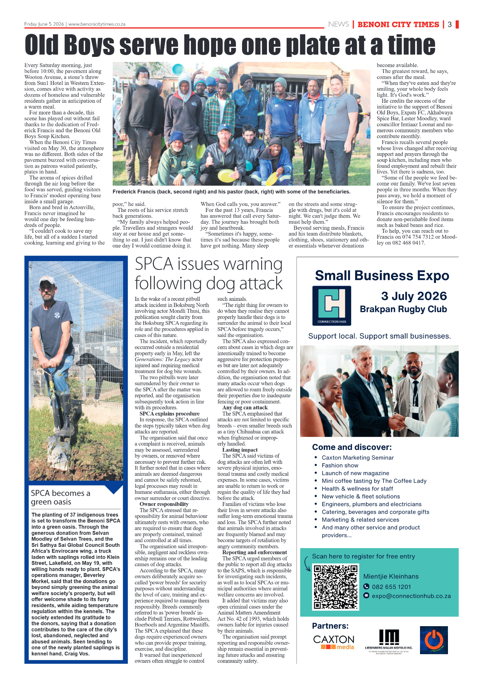 Benoni City Times 5 June 2026 page 3