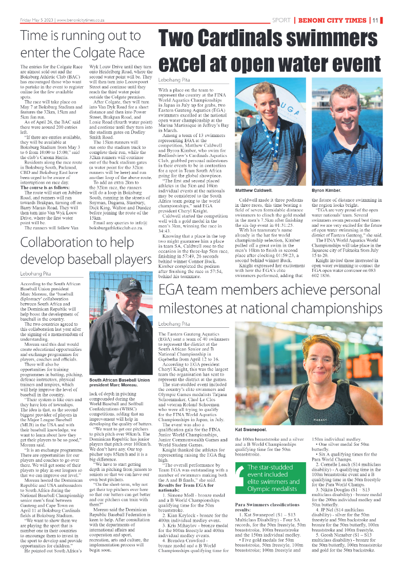 Benoni City Times 5 May 2023 page 11