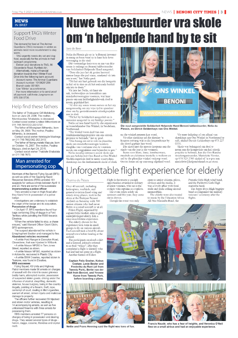Benoni City Times 5 May 2023 page 3