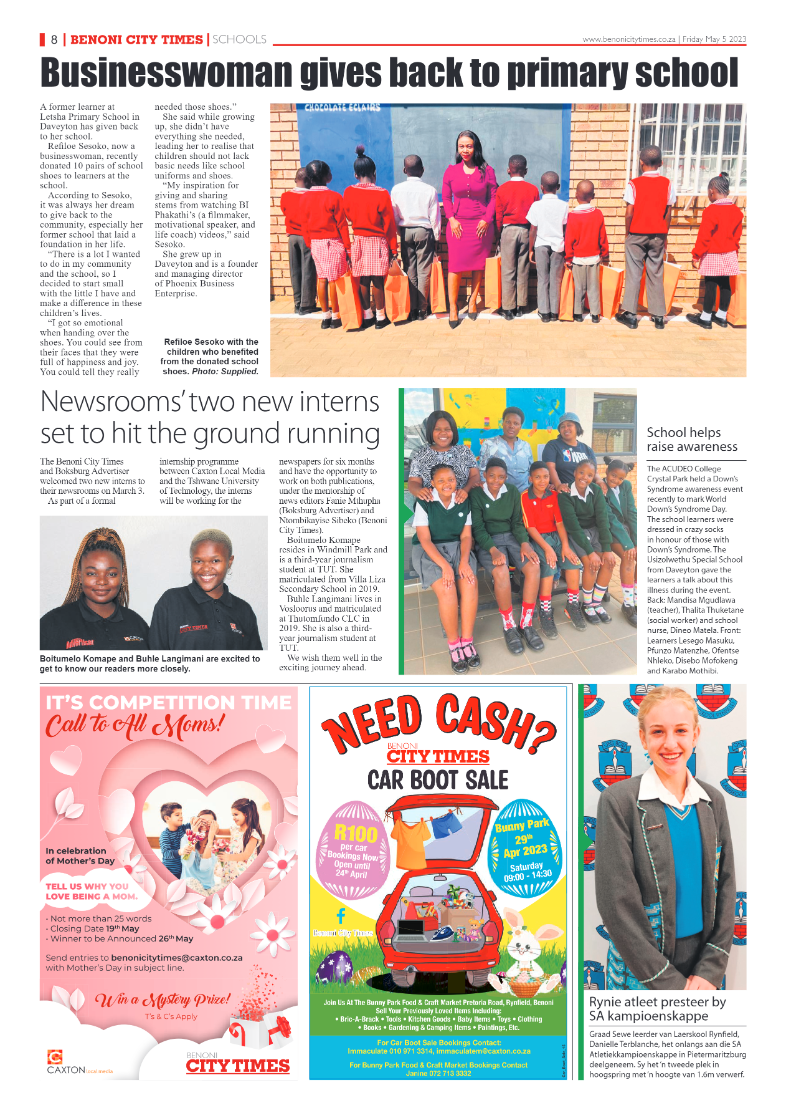 Benoni City Times 5 May 2023 page 8