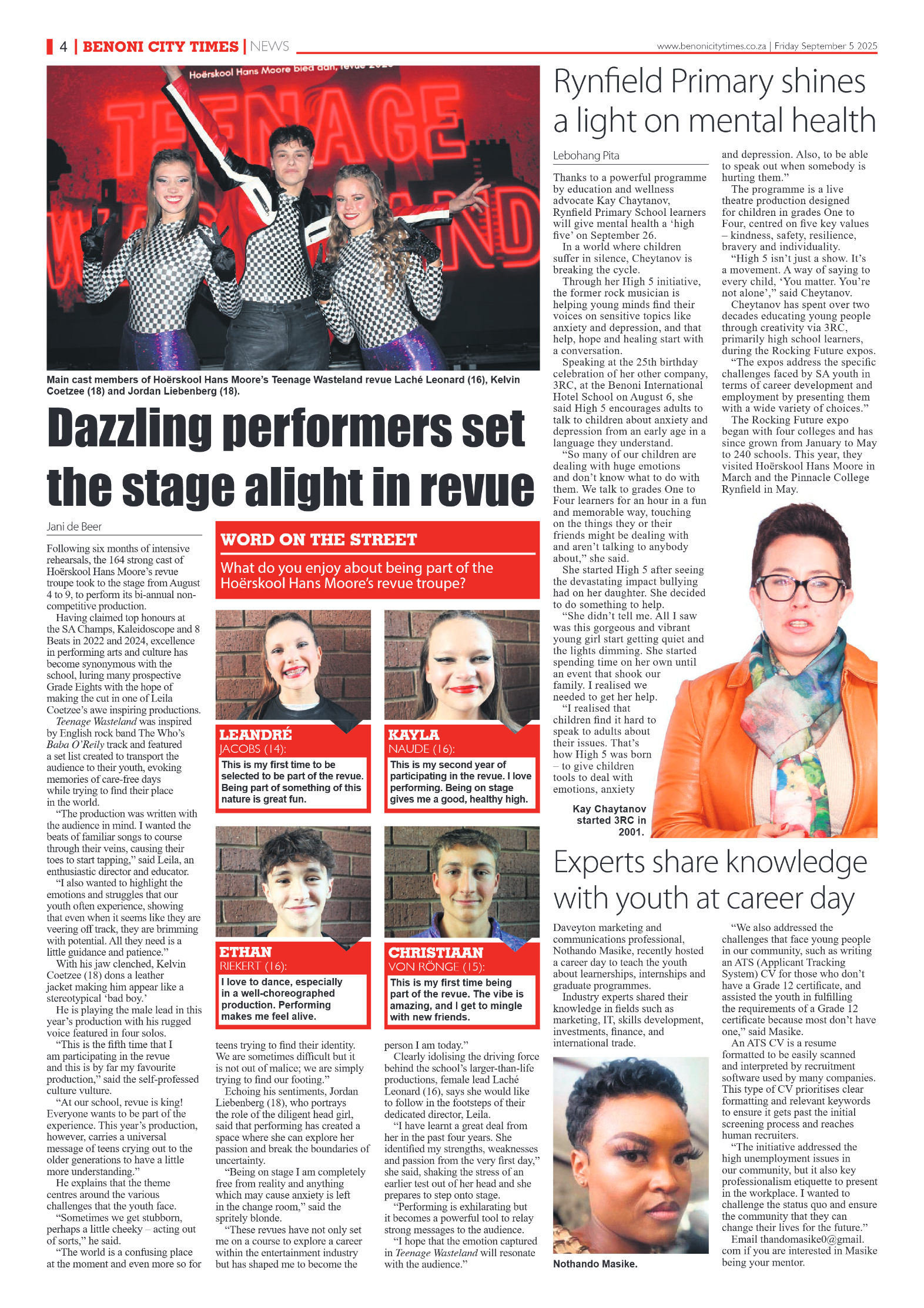Benoni City Times 5 September 2025 page 4