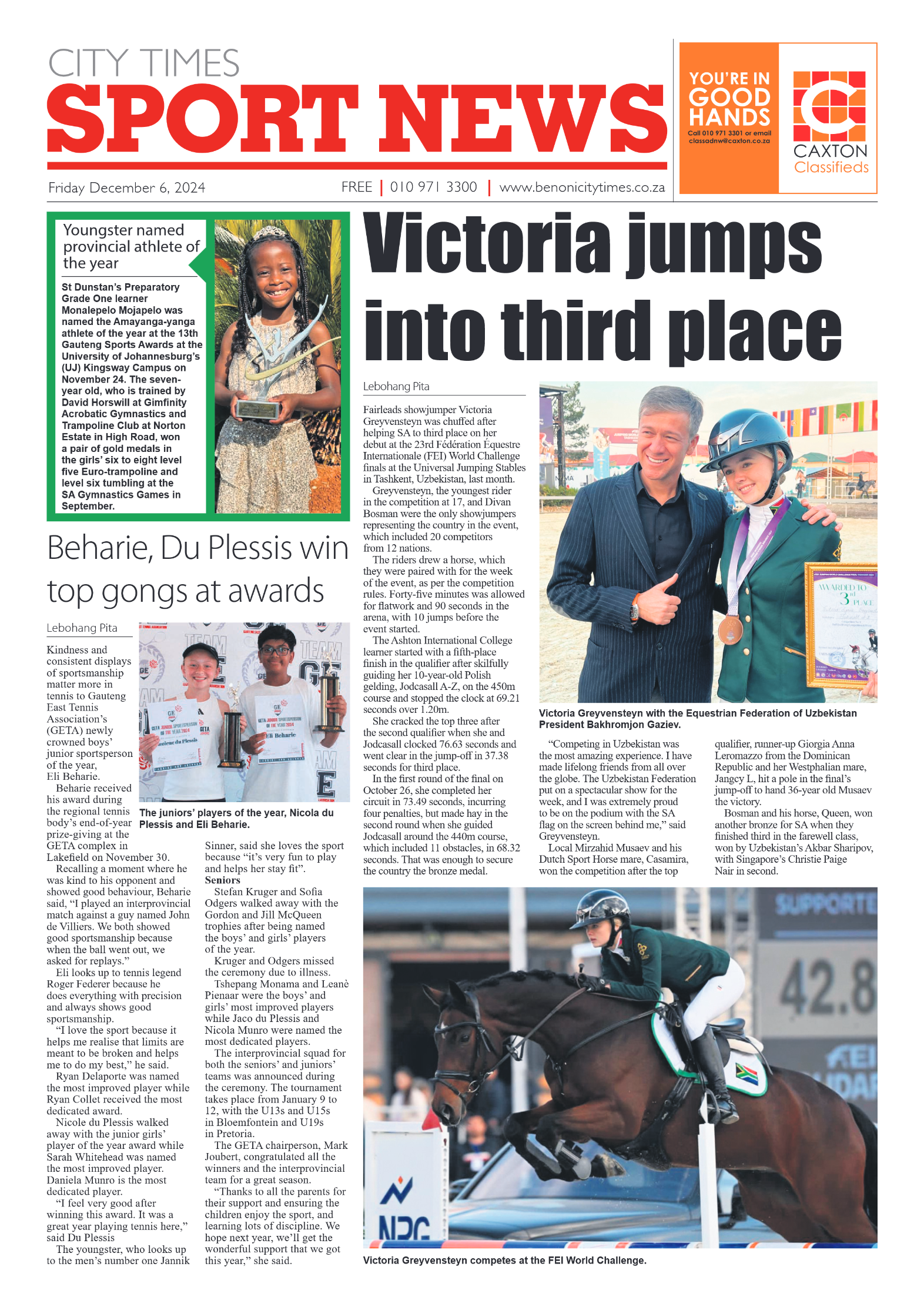 Benoni City Times 6 December 2024 page 12