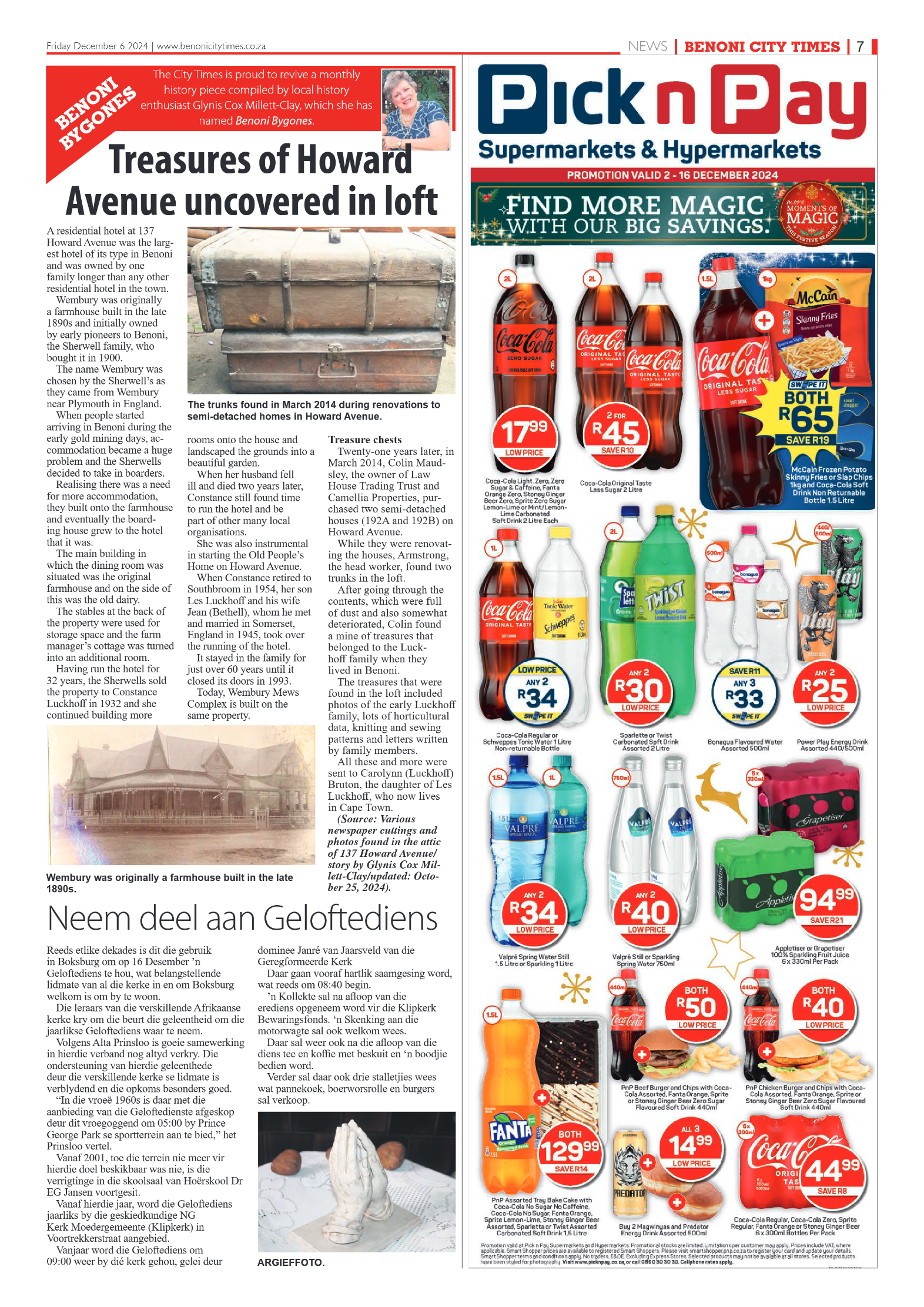 Benoni City Times 6 December 2024 page 7