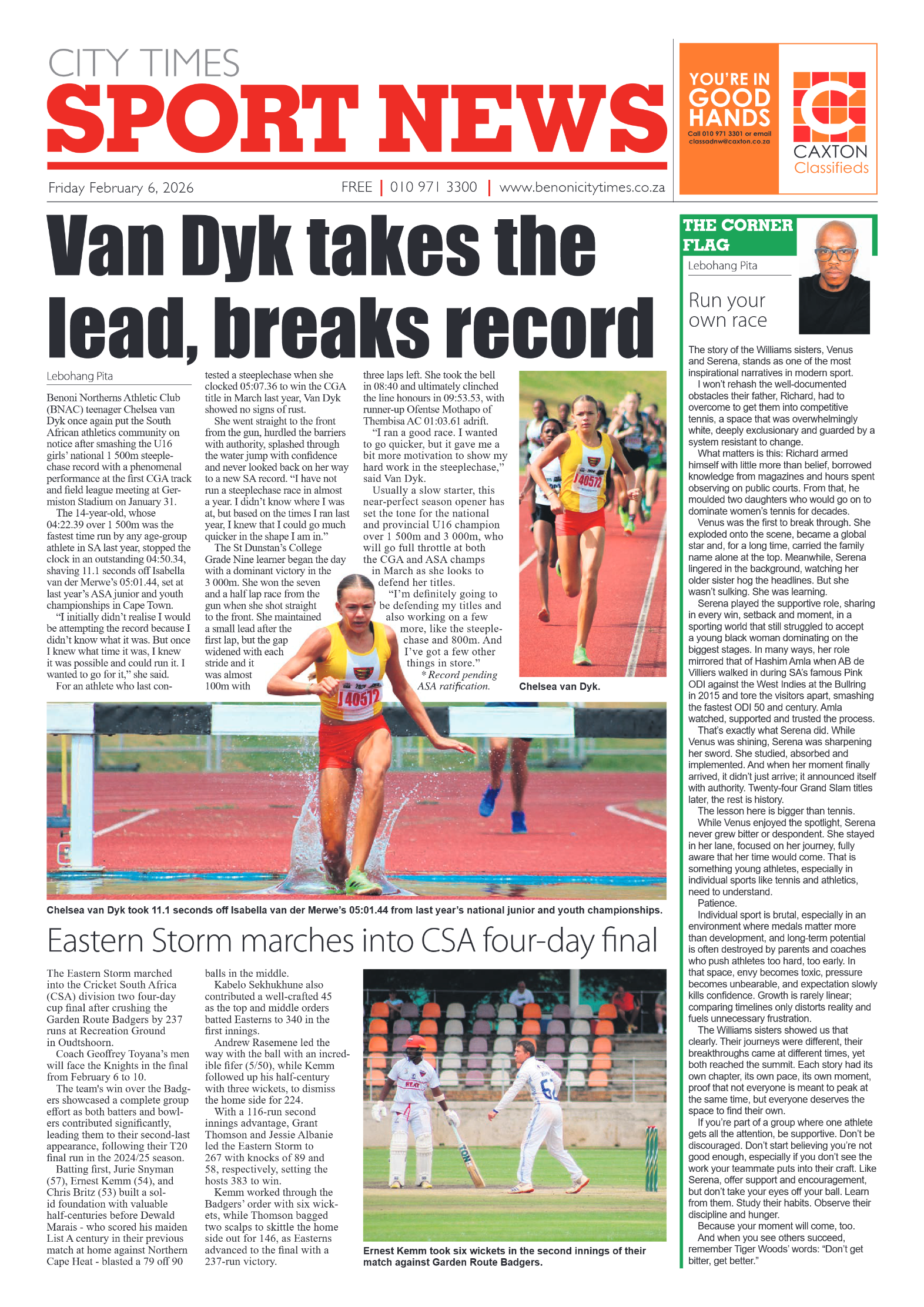 Benoni City Times 6 February 2026 page 8