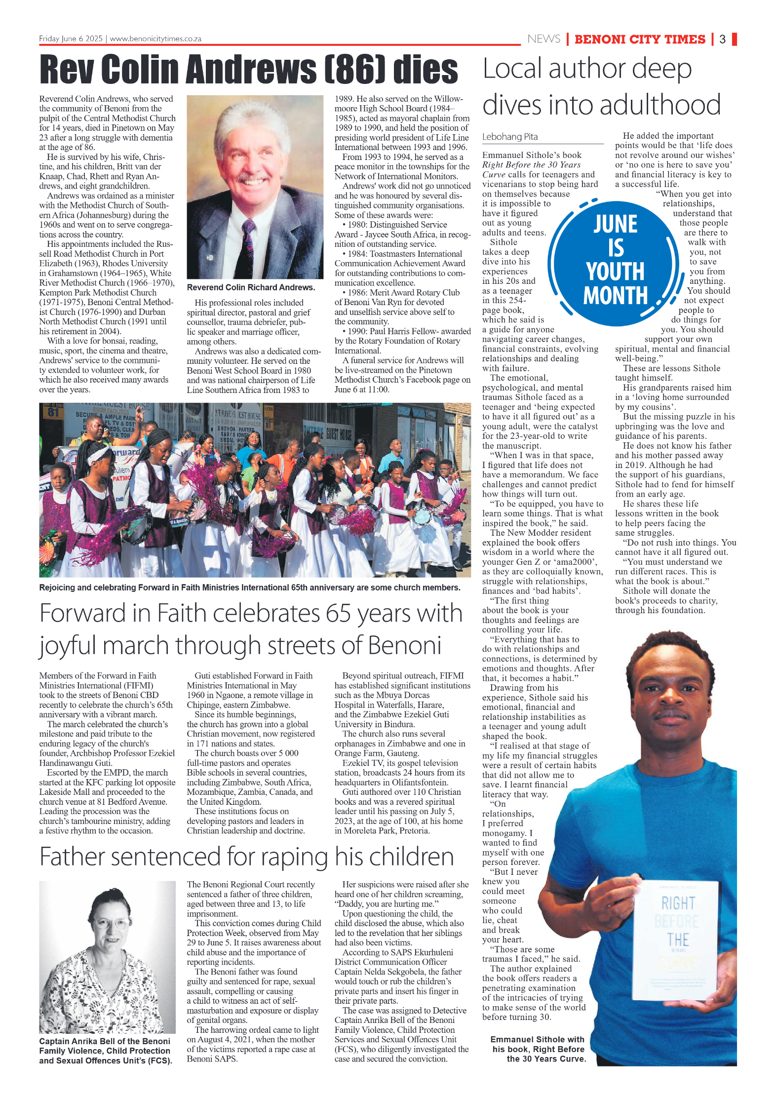 Benoni City Times 6 June 2025 page 3