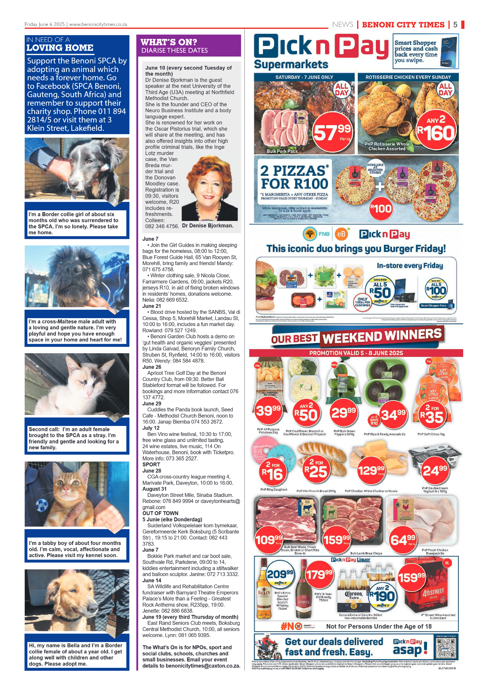 Benoni City Times 6 June 2025 page 5