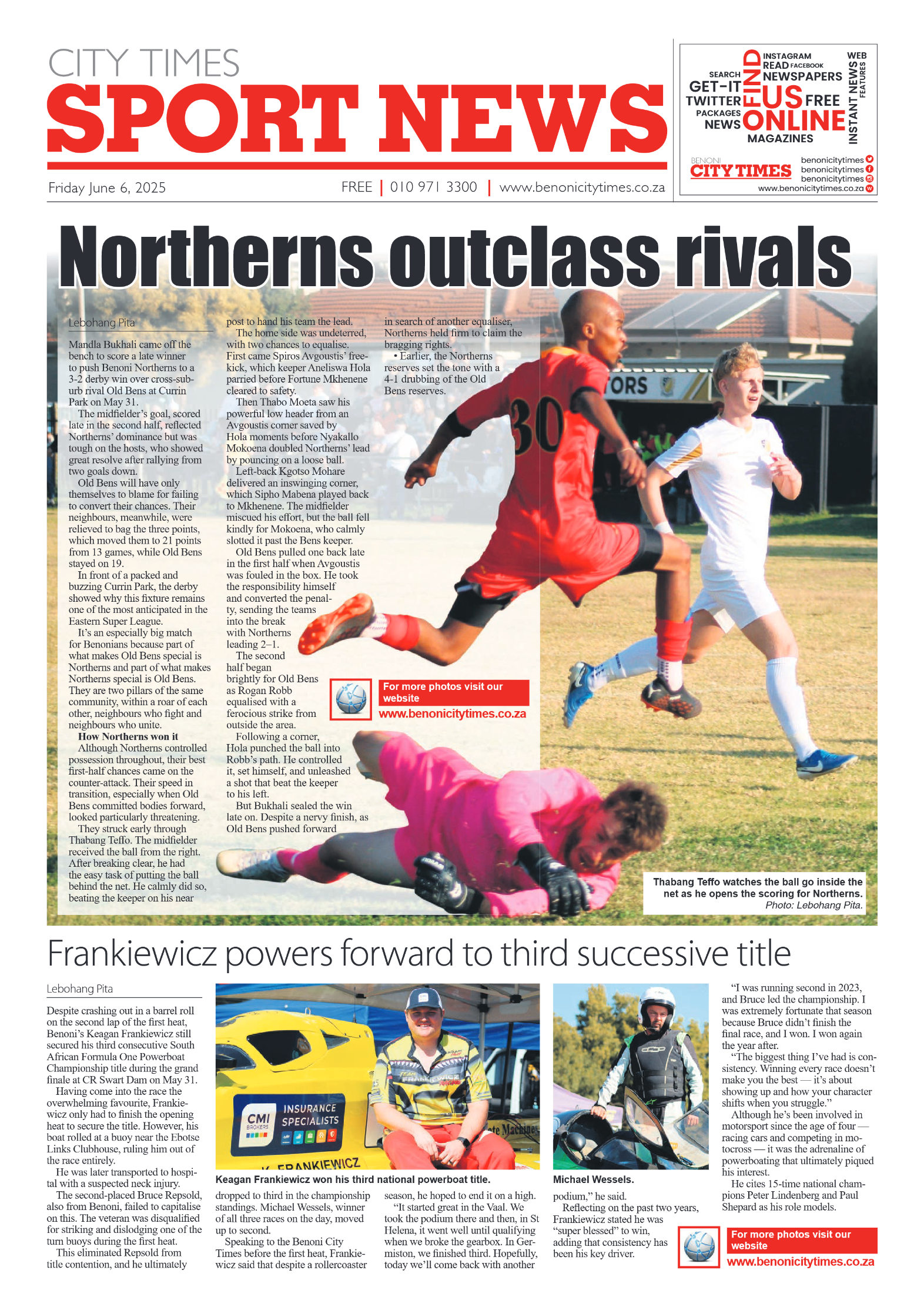 Benoni City Times 6 June 2025 page 8