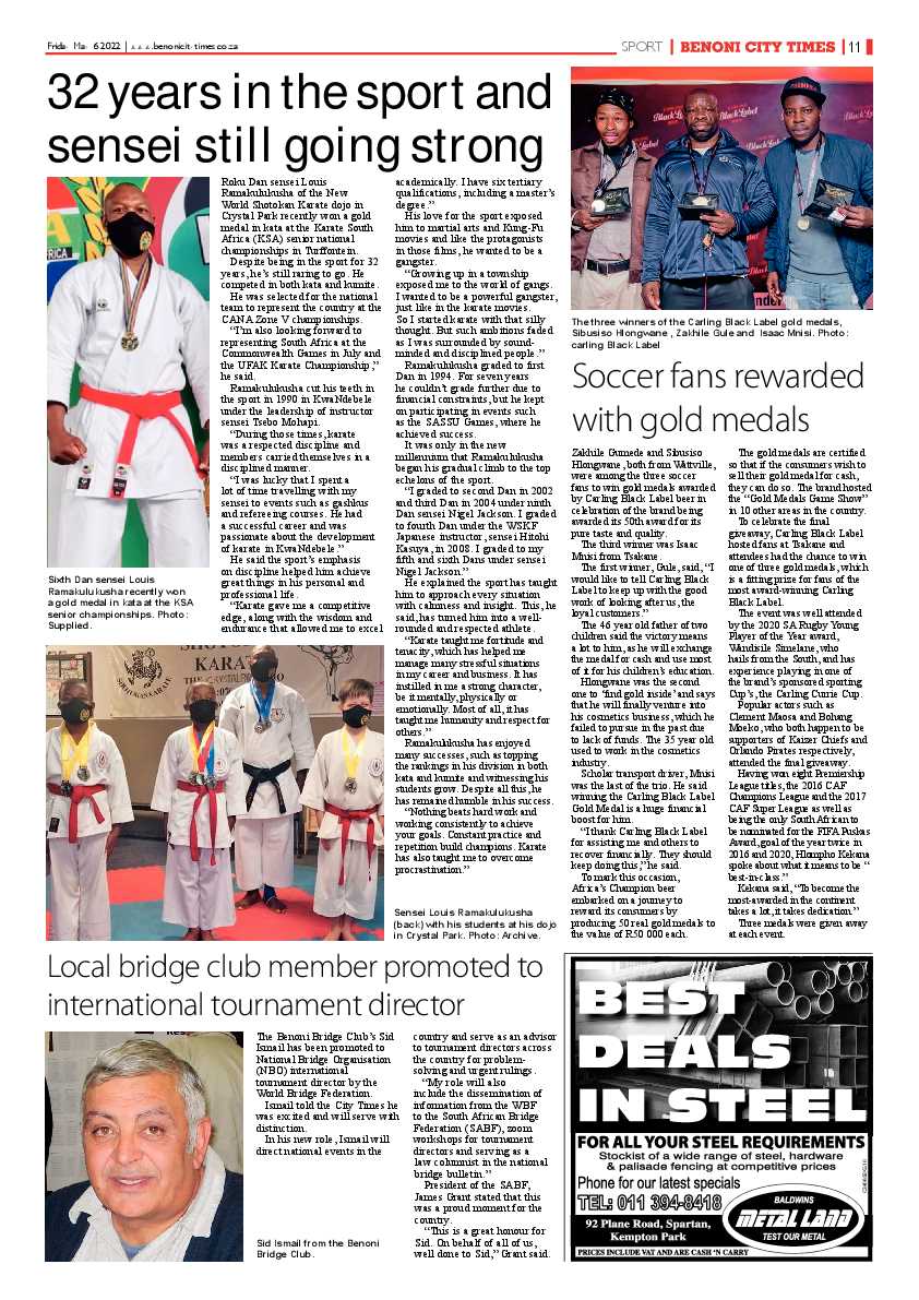 Benoni City Times 6 May 2022 page 11