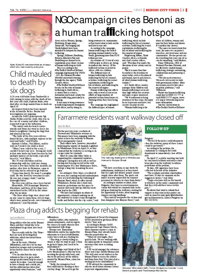 Benoni City Times 6 May 2022 page 3