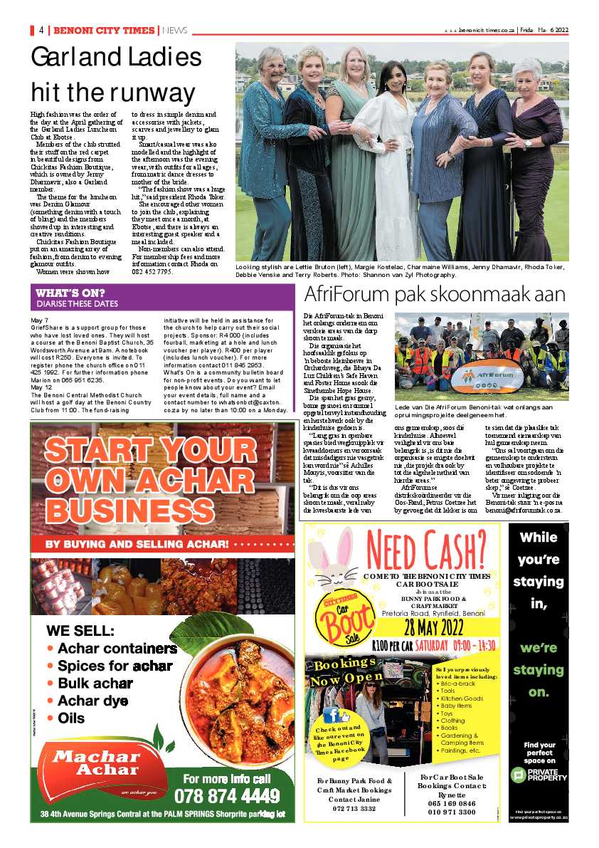 Benoni City Times 6 May 2022 page 4