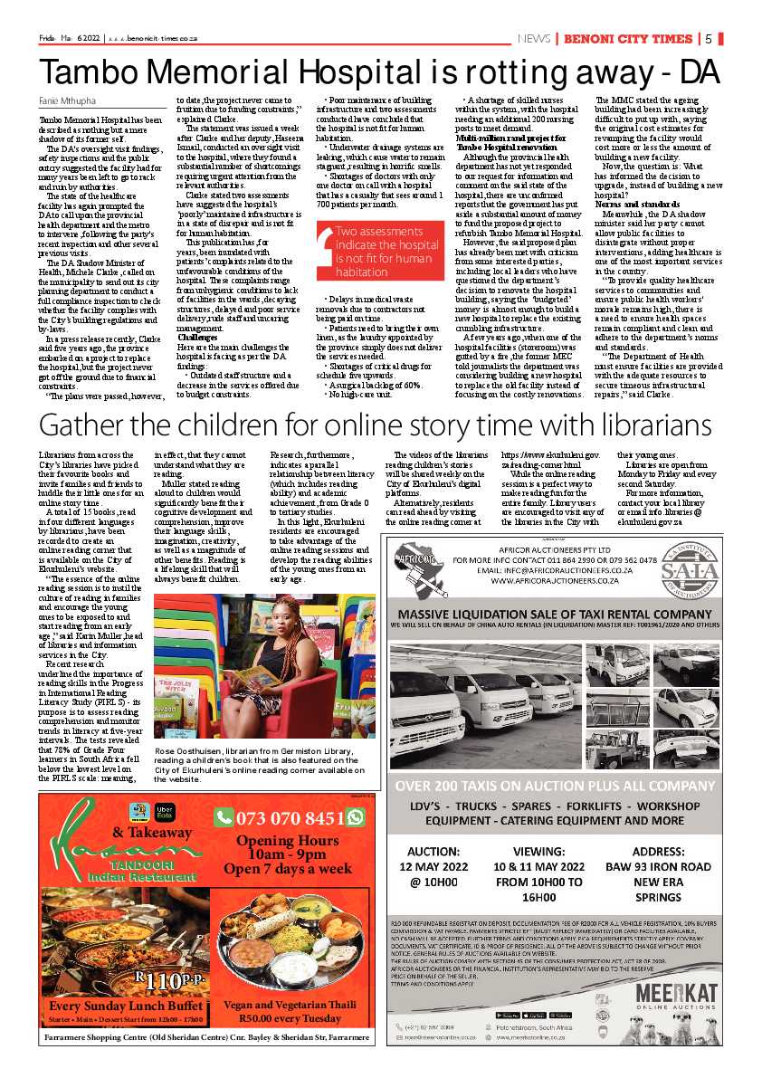Benoni City Times 6 May 2022 page 5