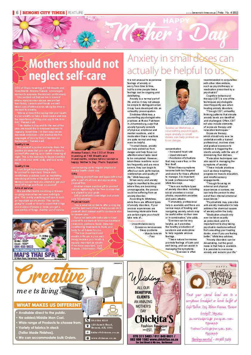 Benoni City Times 6 May 2022 page 6