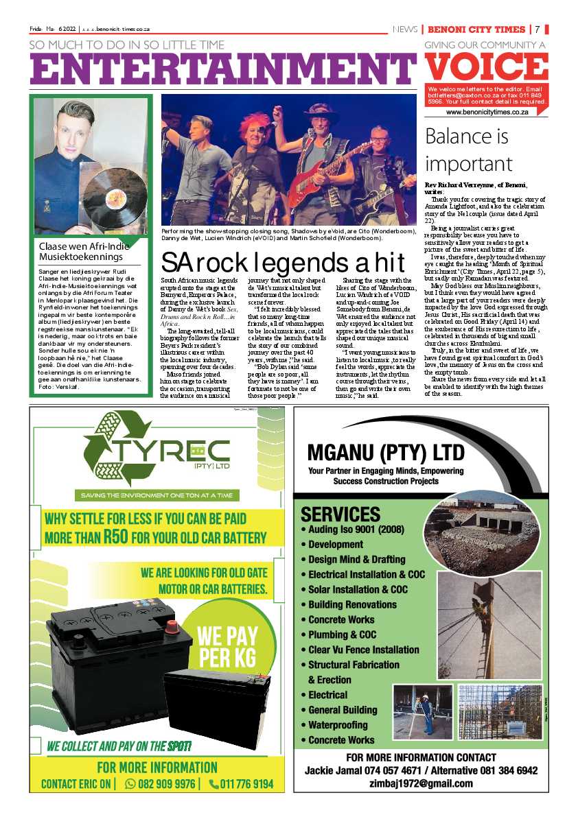 Benoni City Times 6 May 2022 page 7