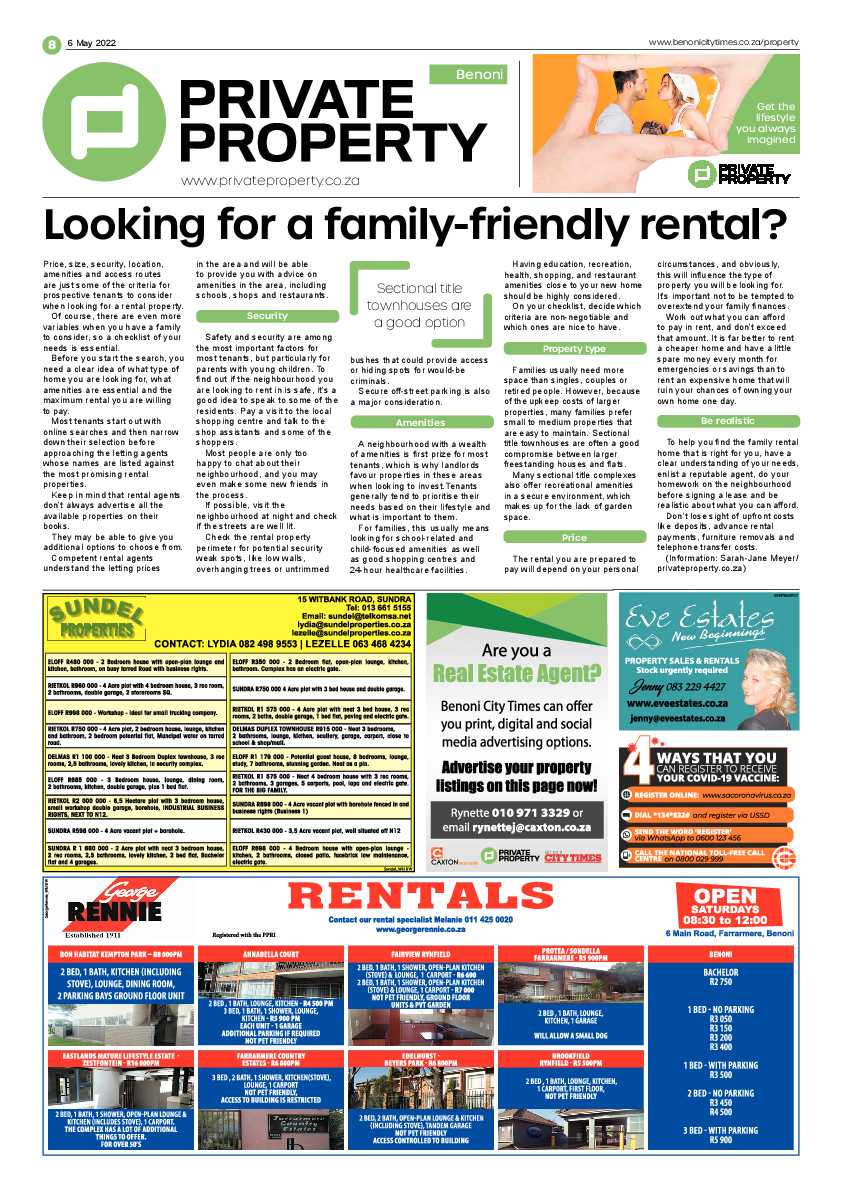 Benoni City Times 6 May 2022 page 8