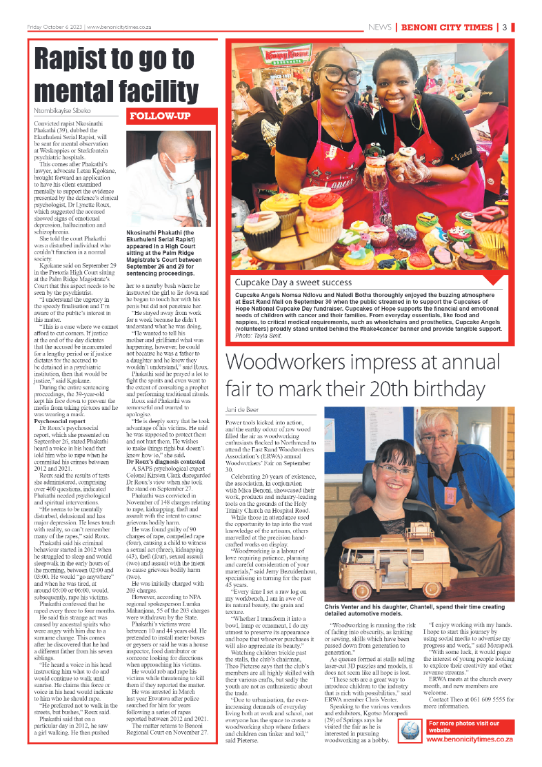 Benoni City Times 6 October 2023 page 3