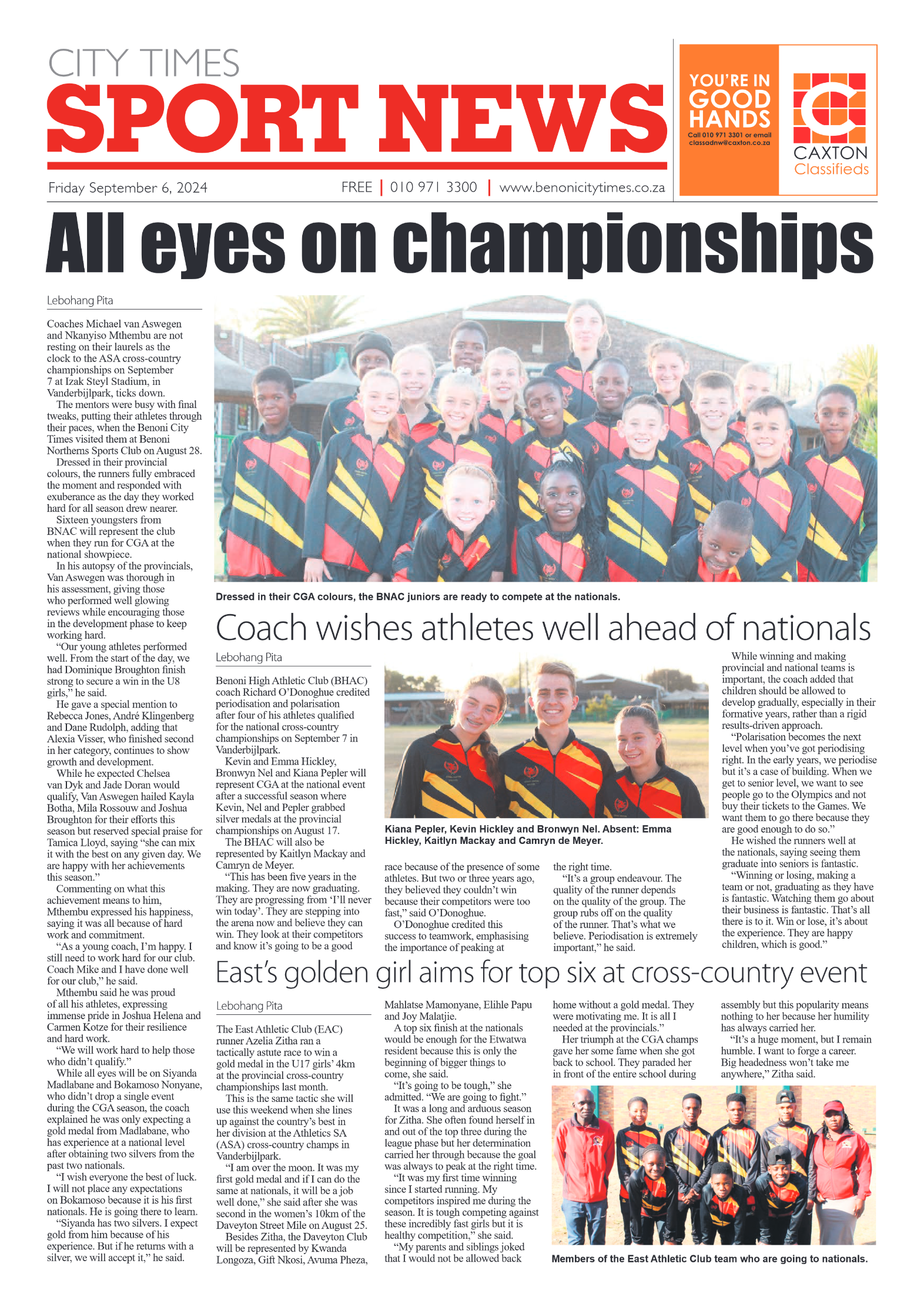 Benoni City Times 6 September 2024 page 12