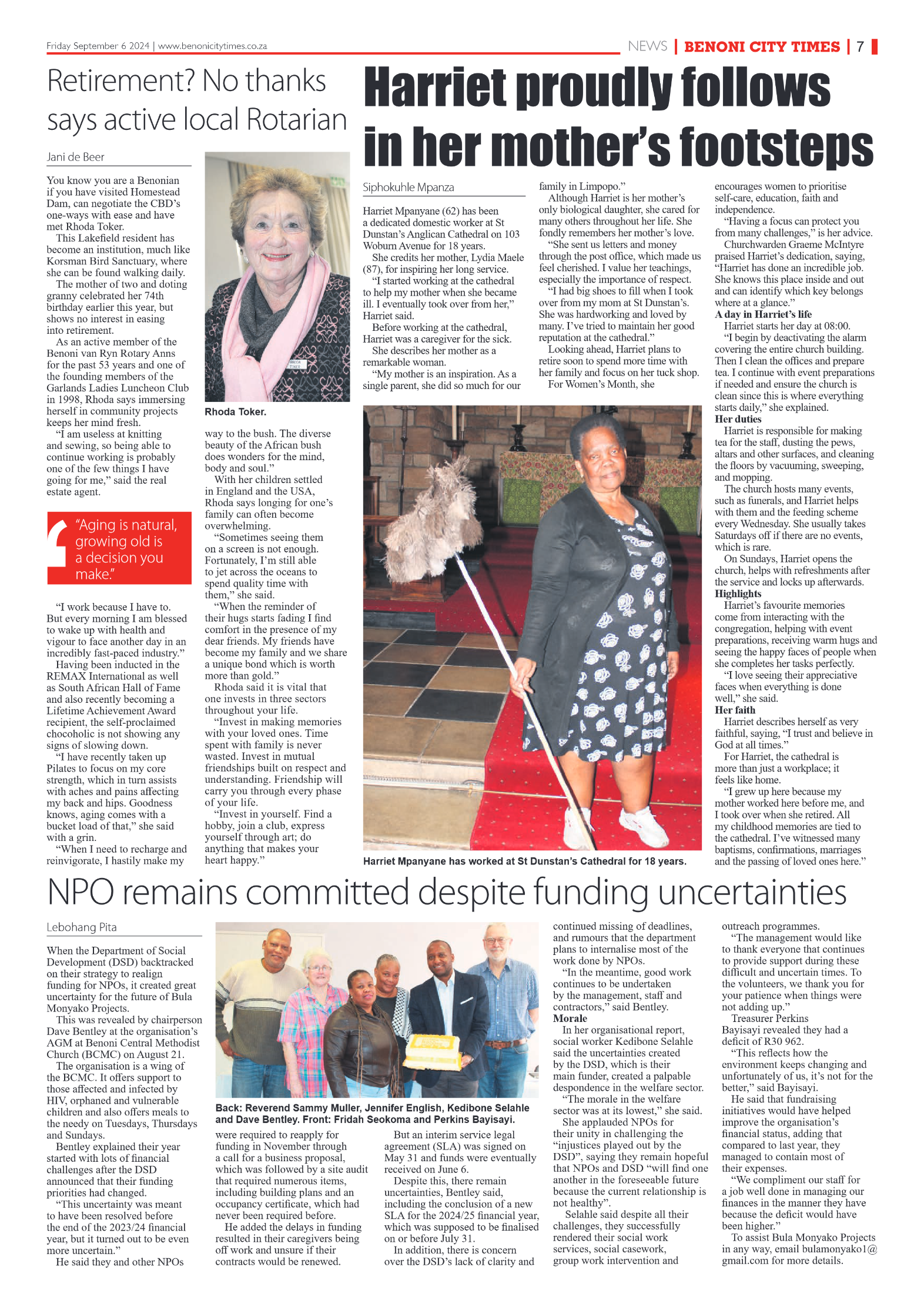 Benoni City Times 6 September 2024 page 7