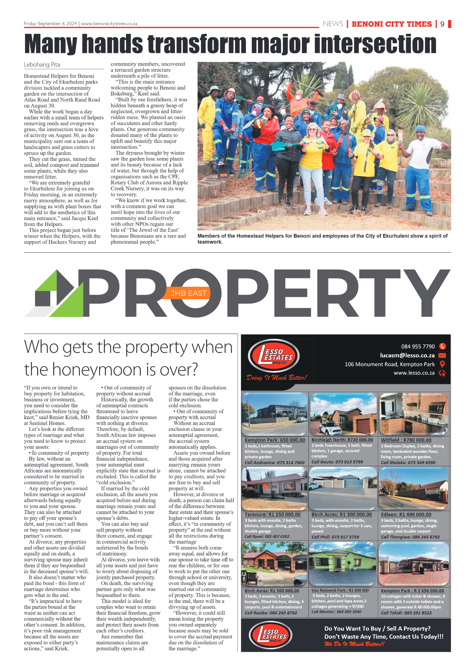 Benoni City Times 6 September 2024 page 9