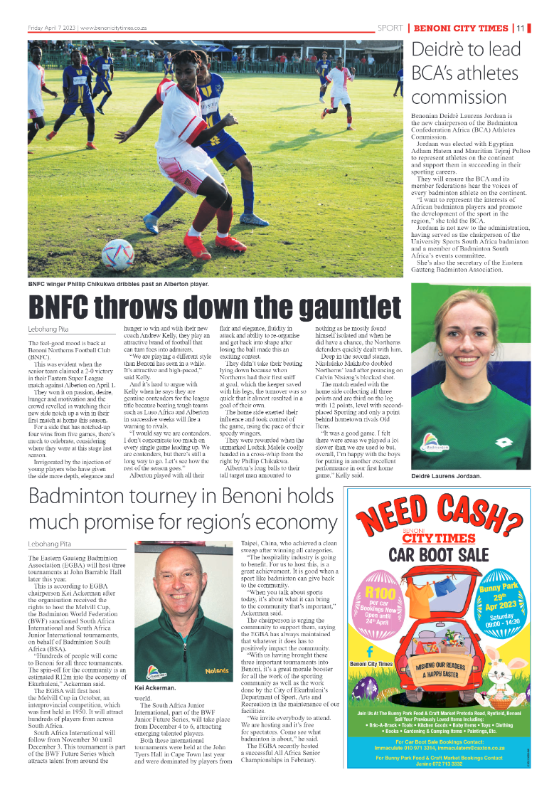 Benoni City Times 7 April 2023 page 11