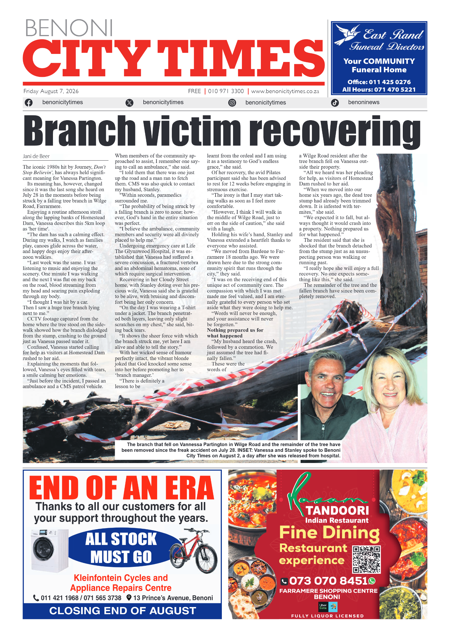 Benoni City Times 7 August 2026 page 3