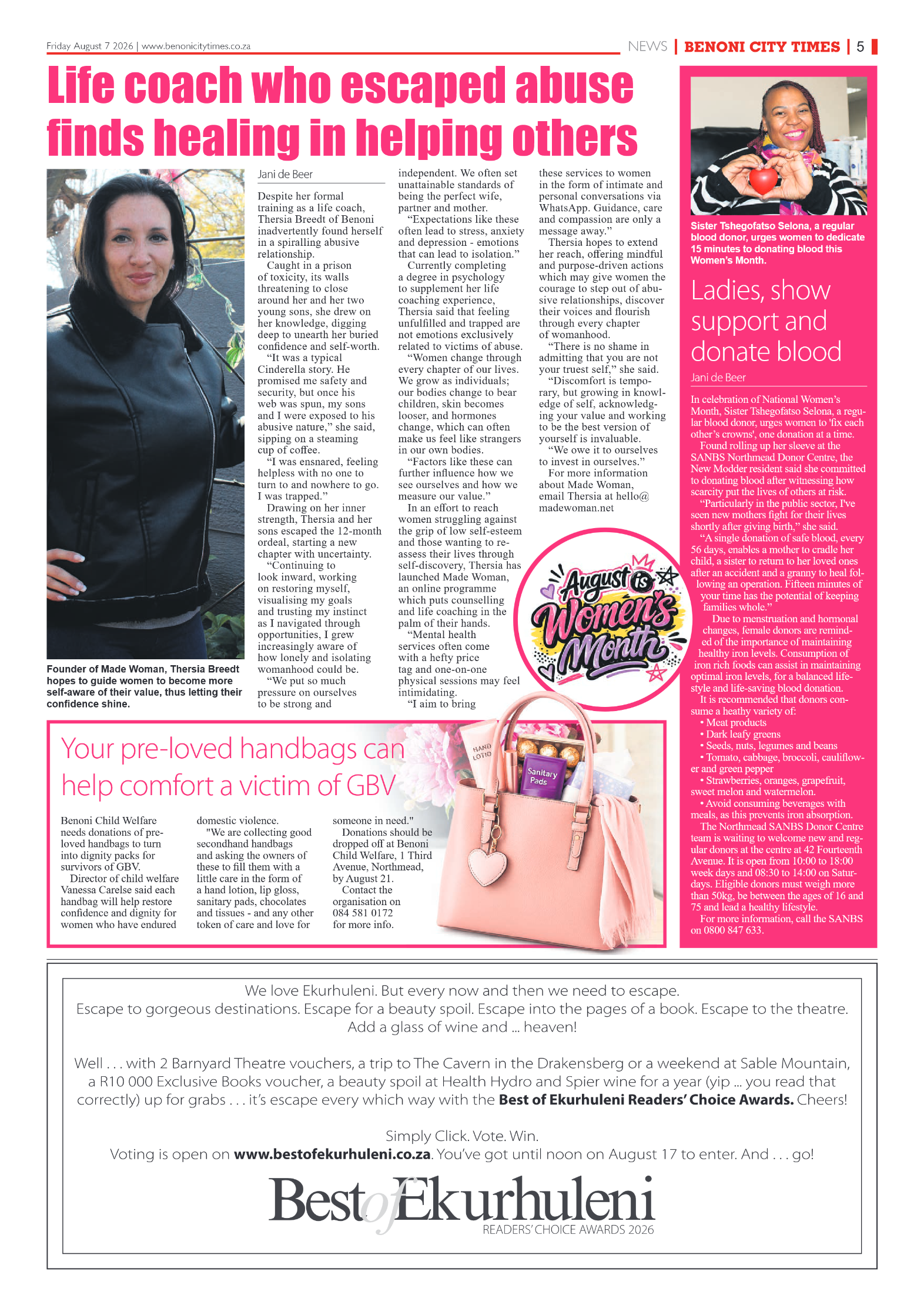 Benoni City Times 7 August 2026 page 7