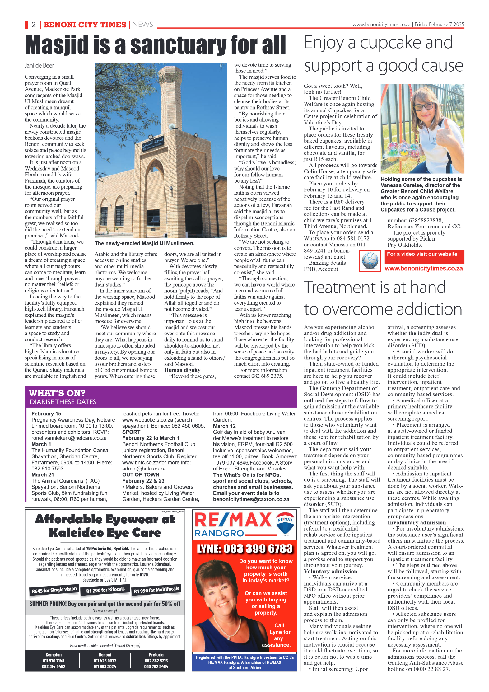 Benoni City Times 7 February 2025 page 2