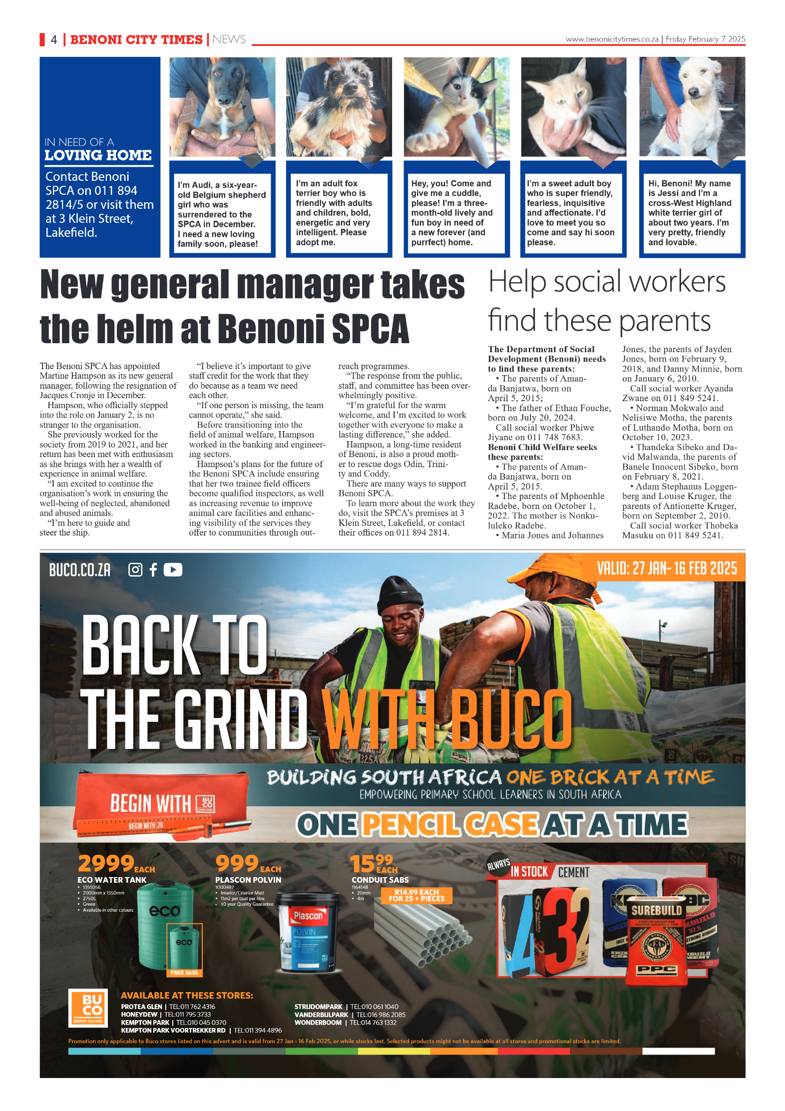 Benoni City Times 7 February 2025 page 4