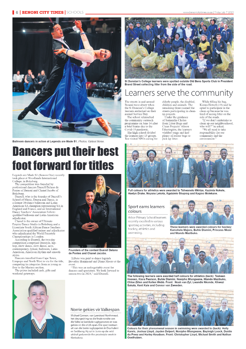 Benoni City Times 7 July  2023 page 6