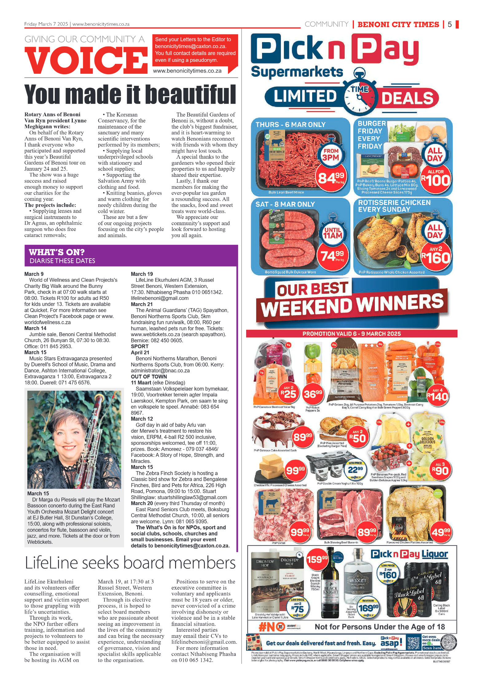 Benoni City Times 7 March 2025 page 5
