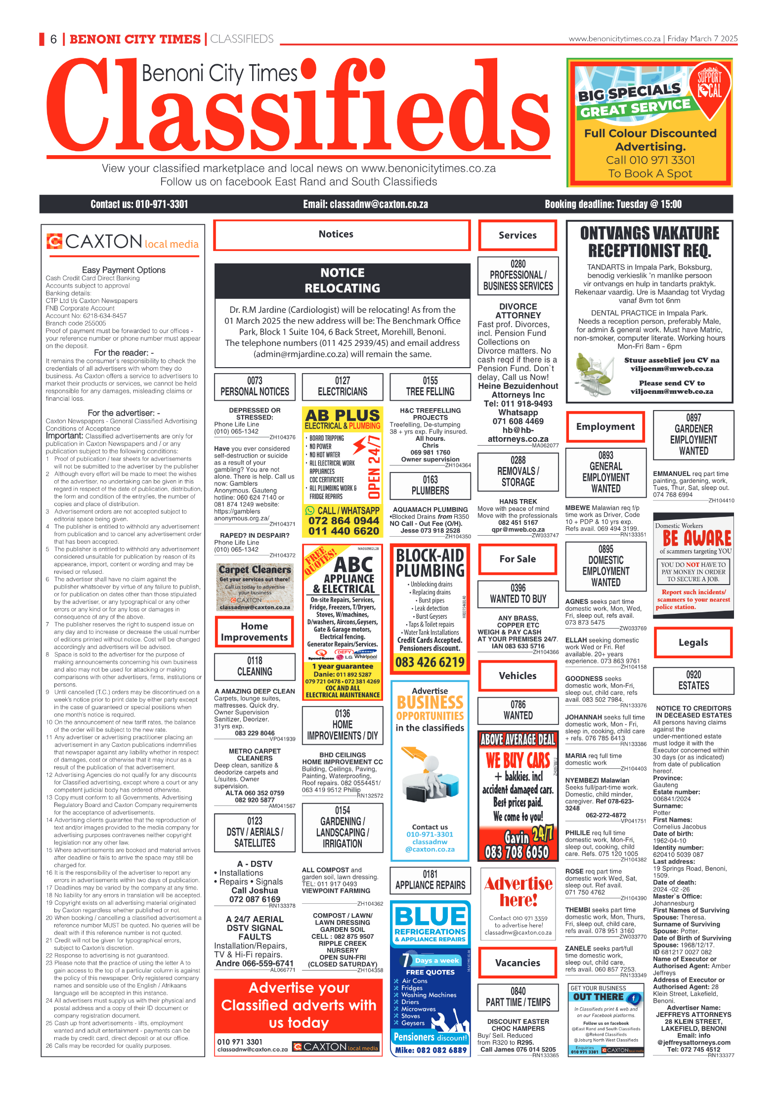 Benoni City Times 7 March 2025 page 6