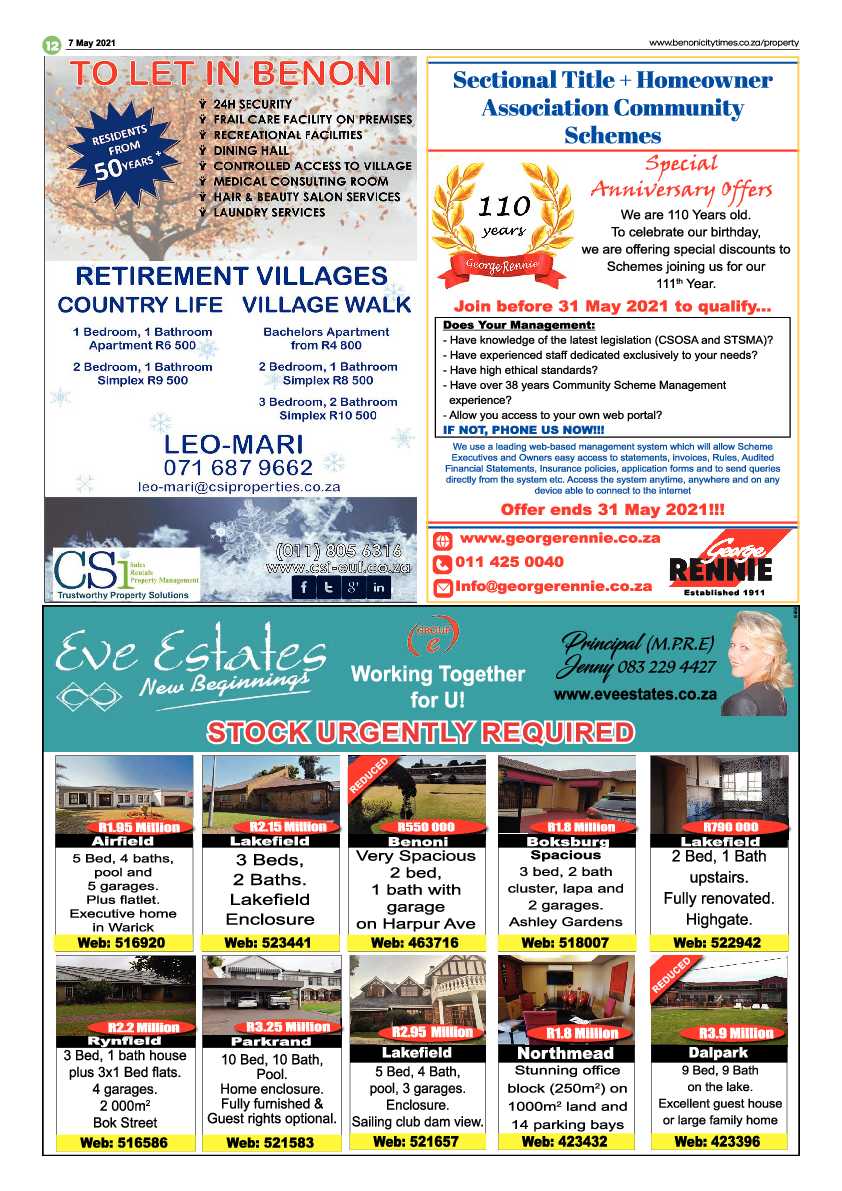 Benoni City Times 7 May 2021 page 12